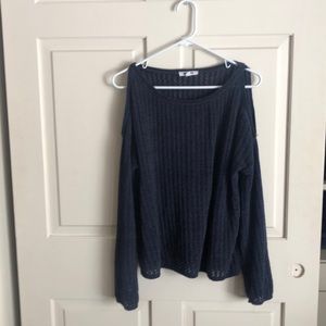 Bb Dakota shoulderless sweater